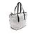 Borsa 2-way Jimmy Choo MINISARA con borchie a stella Nero Argento - vista 2