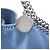 Stella Mc Cartney Stella McCartney Falabella Shaggy Deer Fold Over Shoulder Bag Blu - vista 5