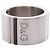 Dolce & Gabbana D&G Logo Ring Schwarz Silber