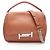 Borsa 2-Way Tod's Double T in pelle marrone