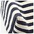 Borsa a mano Miu Miu 'Cannette' a righe Marrone Bianco Blu navy - vista 6