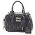 Borsa a mano 2-Way Miu Miu Matelassé in pelle nera Nero
