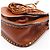 Borsa a tracolla Chloé Hudson Marrone - vista 7