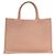 Miu Miu Medium Tote Bag mit geprägtem Logo Pink