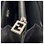 Fendi Logo Handbag in Suede Black - view 10