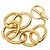 Bracciale con ciondoli placcato oro Chanel D'oro