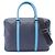 Sac à main en cuir Burberry en Navy/Blue Bleu Bleu Marine