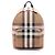 Burberry Jeff Check Backpack/Handbag Black Multiple colors Beige