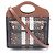 Borsa Mini Pocket Burberry Marrone Nero Multicolore