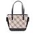 Borsa Tote Burberry Nova Check Nero Multicolore Beige
