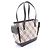 Borsa Tote Burberry Nova Check Nero Multicolore Beige - vista 2