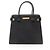 Borsa a mano Burberry in pelle nera Nero