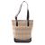 Borsa Tote Burberry Nova Check Marrone Beige