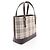 Borsa a mano Burberry Nova Check Marrone Multicolore Beige - vista 2