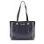 Borsa Tote Miu Miu blu navy con borchie