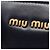 Borsa Tote Miu Miu blu navy con borchie - vista 9