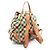 Zaino/Borsa Miu Miu Check Multicolore Beige Verde - vista 2