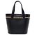 Borsa a mano in pelle Burberry Check da donna Nero