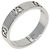 Anello Gucci Icon Band in oro bianco 18K - vista 2