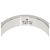 Anello Gucci Icon Band in oro bianco 18K - vista 5