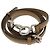 Fendi Peekaboo Mini Selleria Pecan Stripe Handtasche Braun - Ansicht 7