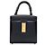 Borsa Vanity Loewe in pelle di vitello nera Nero