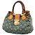 Borsa a mano Louis Vuitton Monogram Denim Pleaty Blu