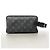 Louis Vuitton Monogram Eclipse Locker Dopp Kit Clutch Bag Nero - vista 8