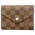 Louis Vuitton Damier Portefeuille Victorine Tri-fold Wallet Damier ebene