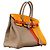 Hermès Bolso Hermes Birkin 30 Casaque Roja Gris Mostaza - vista 2