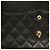 Borsa a tracolla Chanel in vitello martellato nero - vista 13
