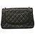 Borsa a tracolla Chanel in vitello martellato nero - vista 15