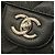Borsa a tracolla Chanel in vitello martellato nero - vista 9