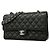 Borsa a tracolla Chanel Matelassé Nera Nero