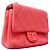 Chanel Mini Matelassé Schultertasche mit Kette Pink - Ansicht 2