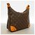 Bolso de hombro Louis Vuitton Monogram Boulogne 30 Castaño - vista 2