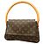 Bolsa de Ombro Louis Vuitton Monogram Mini Looping Marrom