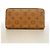 Cartera Zippy Monogram Reverse Louis Vuitton Castaño - vista 9