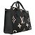 Louis Vuitton Monogram Empreinte Bicolor OnTheGo PM Handtasche Schwarz Beige - Ansicht 2