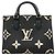 Louis Vuitton Monogram Empreinte Bicolor OnTheGo PM Handtasche Schwarz Beige - Ansicht 9