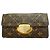 Louis Vuitton Monogram Etoile Portefeuille Sarah Long Wallet Marrone