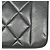 Borsa a tracolla Chanel Diana con catena Nero - vista 8