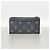 Portacarte e monete Louis Vuitton Monogram Eclipse Reverse Marrone Nero - vista 13