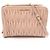 Borsa a tracolla in pelle Matelassé Miu Miu Rosa