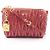 Borsa a tracolla in pelle Matelassé Miu Miu Rosa