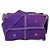 Borsa a tracolla Chanel in shearling viola Porpora