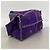 Borsa a tracolla Chanel in shearling viola Porpora - vista 2