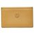 Tarjetero Chanel Coco Mark de piel beige