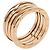 Bulgari Anillo B-ZERO1 Bvlgari en oro rosa 18K Dorado