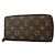 Portafoglio Zippy Monogram Louis Vuitton Marrone